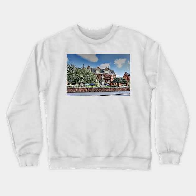 Library at Rugby school Crewneck Sweatshirt by avrilharris